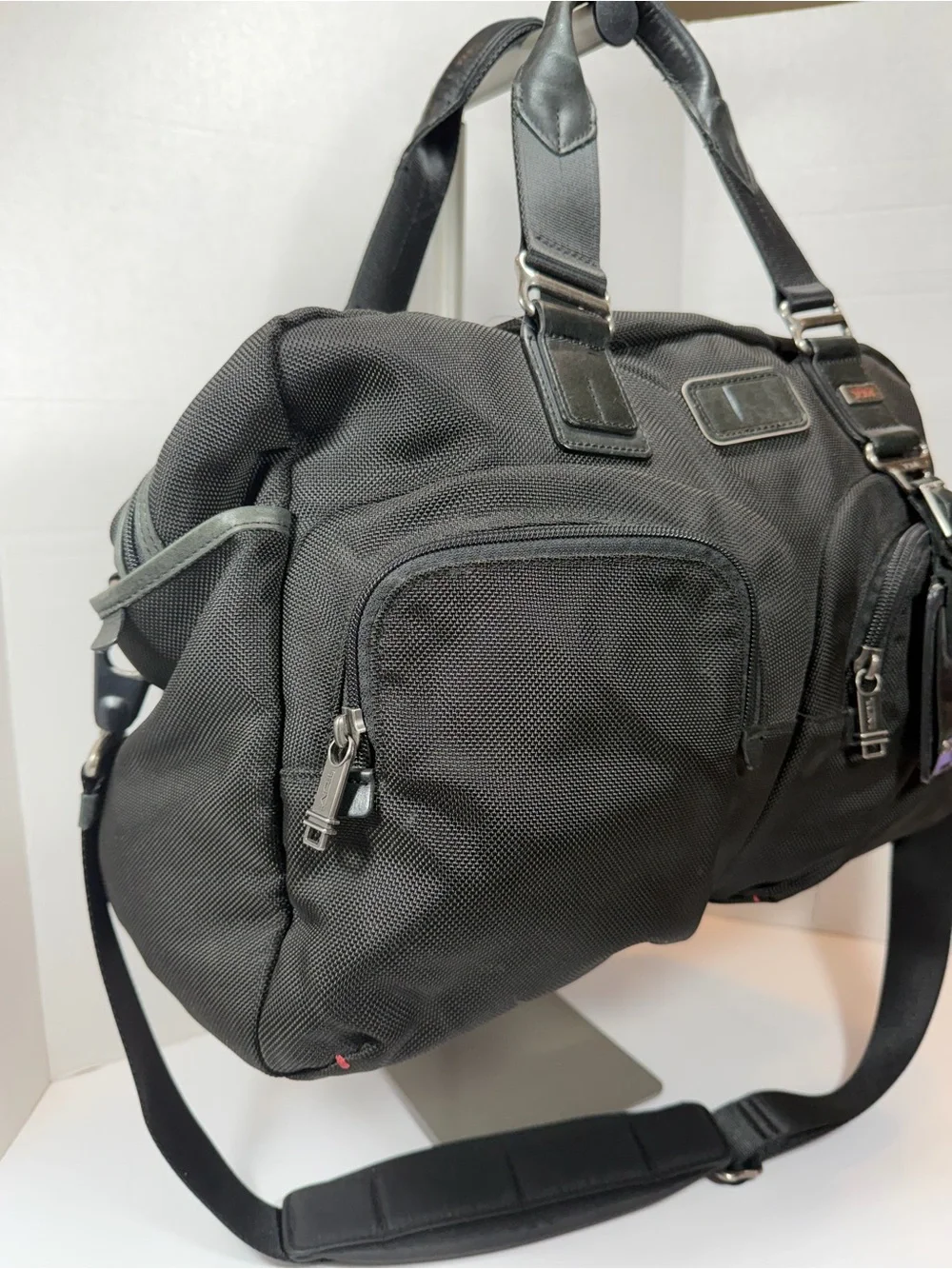 TUMI Alpha Bravo Everett Essential Tote Bag Black Nylon Leather 22340DH 064366d